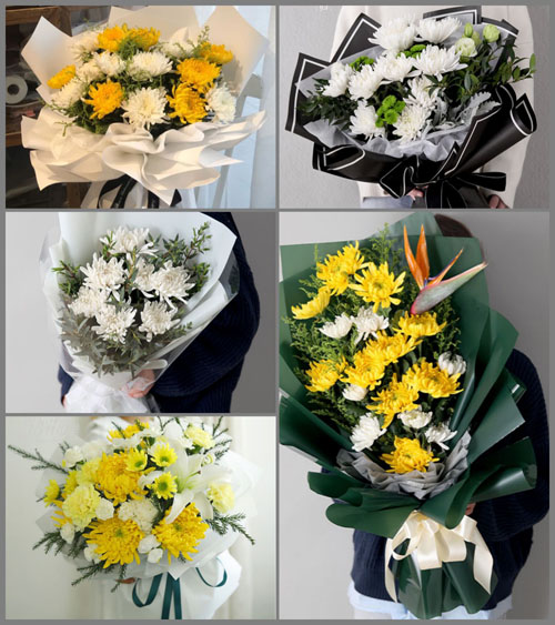 湖北襄阳市谷城县南河镇熊家湾村白事花束代送